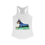 Doberman Pinscher Women's Racerback Tank