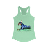 Doberman Pinscher Women's Racerback Tank