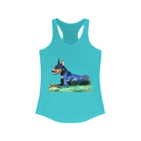 Doberman Pinscher Women's Racerback Tank