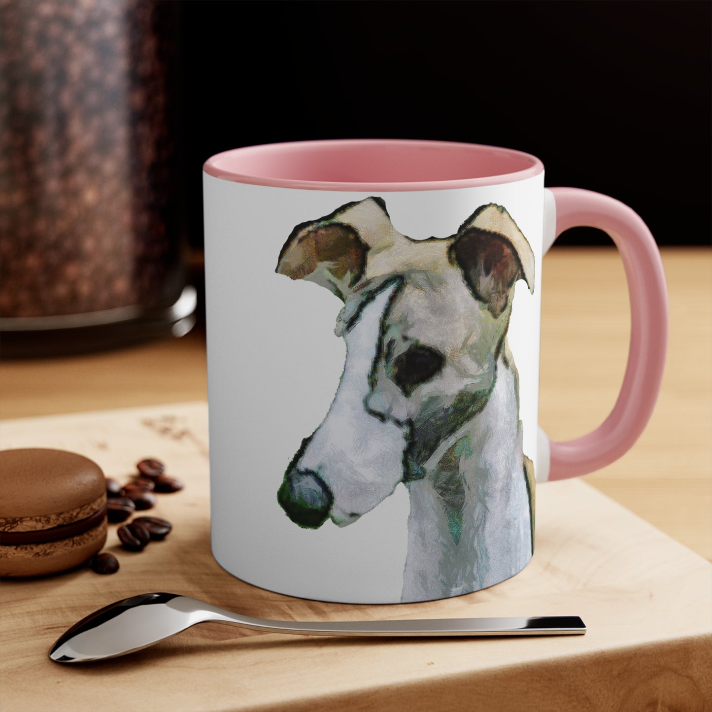Whippet Accent Coffee Mug, 11oz