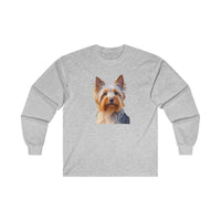 Silky Terrier Unisex Classic Cotton Long Sleeve Tee