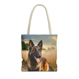 Elegant Dutch Sheepdog Fine Art Tote Bag