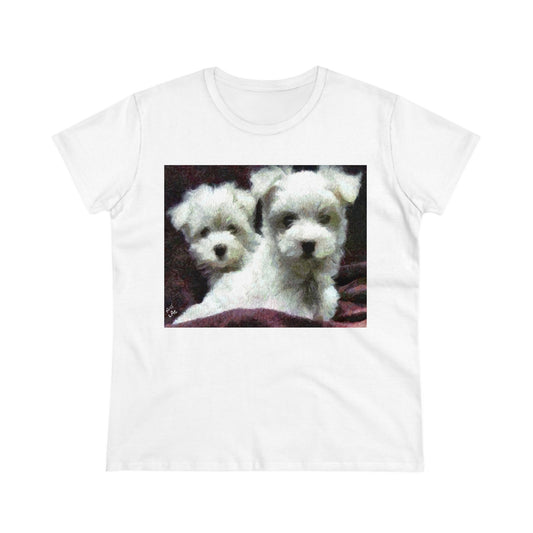 Maltese Women's Midweight Cotton Tee