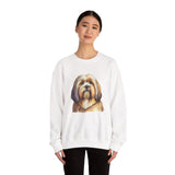 Lhasa Apso Unisex 50/50 Crewneck Sweatshirt