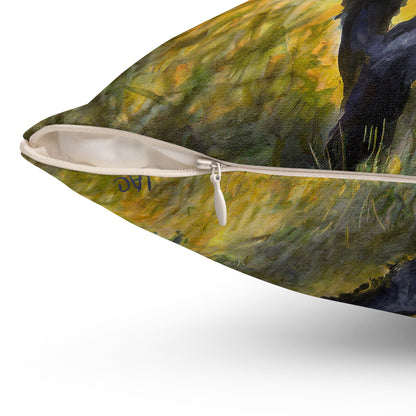 Mudi. Spun Polyester Throw Pillow