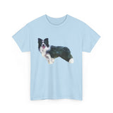 Border Collie '#1'  -  Unisex Heavy Cotton Tee