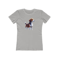 Drever Puppy - Women's Slim Fit Ringspun Cotton Tee