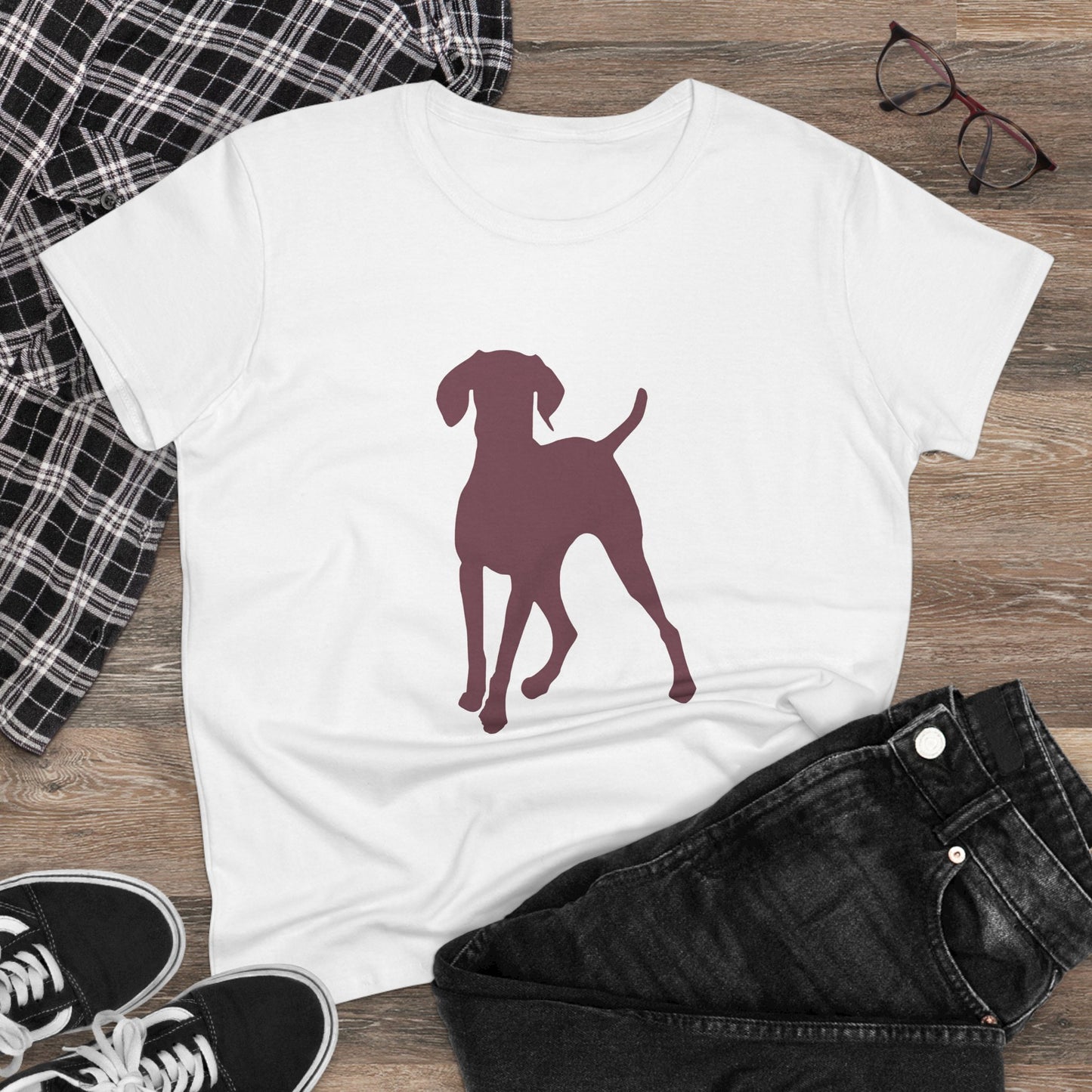 Hungarian Vizsla Women's Midweight Cotton Tee