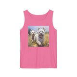 Cairn Terriers  -  Unisex Relaxed Fit Garment-Dyed Tank Top