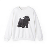 Black Russian Terrier Puppy - Unisex 50/50 Crewneck Sweatshirt