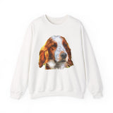 Irish Red & White Setter - Unisex 50/50 Crewneck Sweatshirt