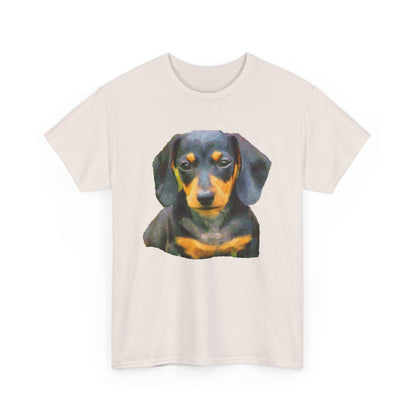 Dachshund Doxie Delight Unisex Heavy Cotton Tee