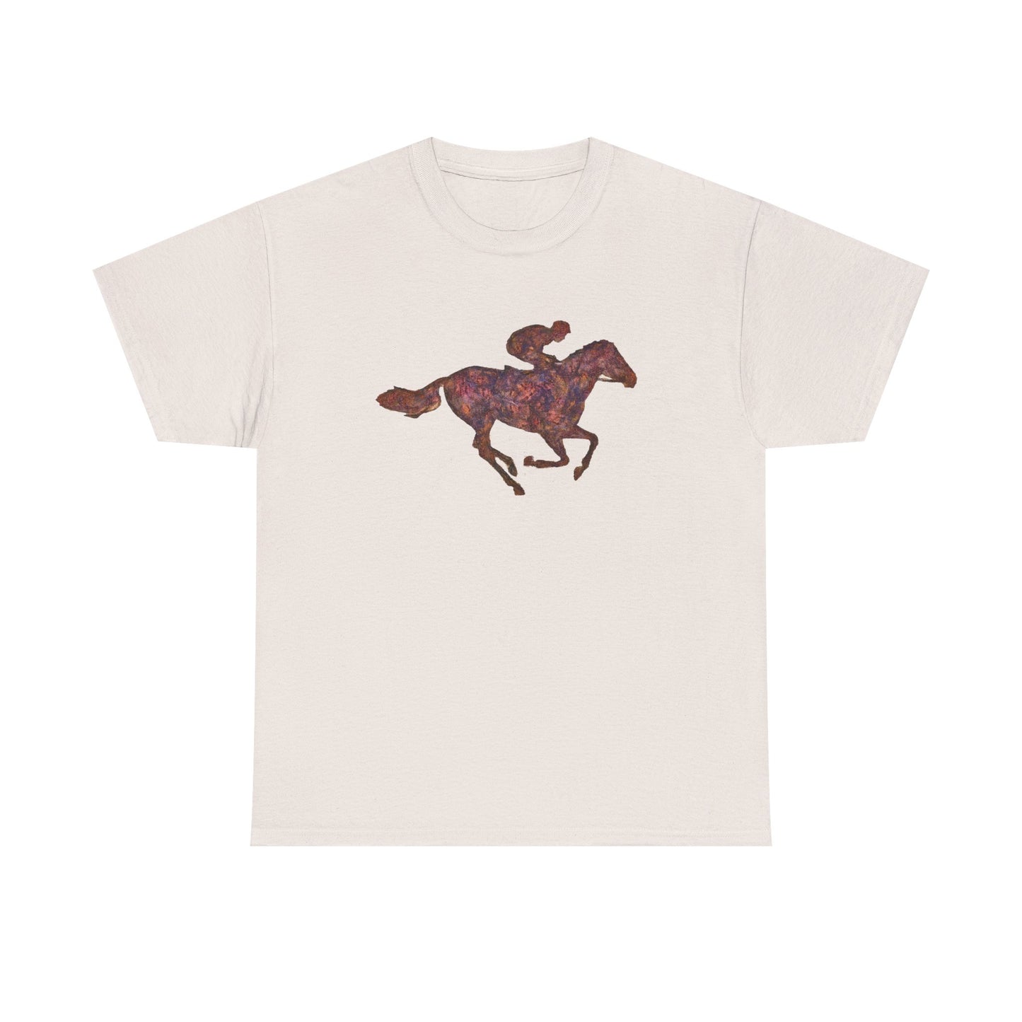 Race Horse Unisex Heavy Cotton Tee: Where Comfort Meets Creativity