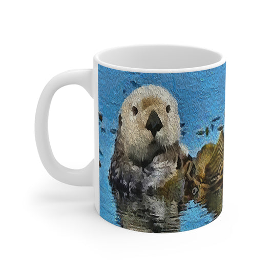 Sea Otter 'Ollie' Ceramic Mug 11oz
