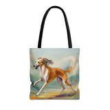 Saluki - Whimsical Dog Art Tote Bag -Perfect for Pet Lovers