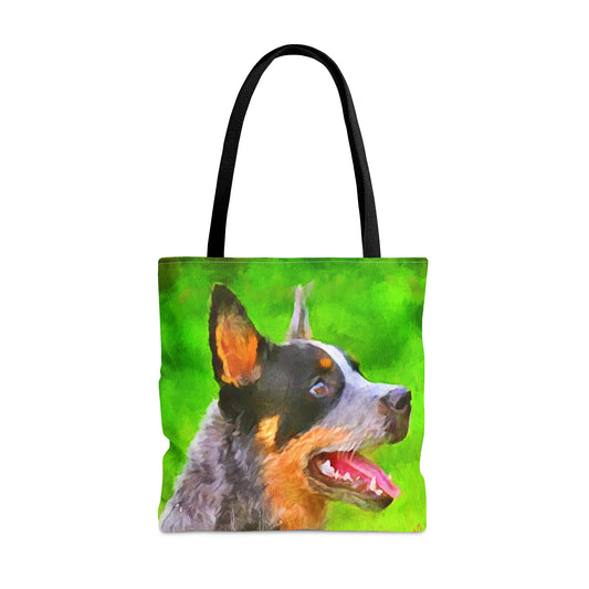 Percy the Blue Heeler Tote Bag