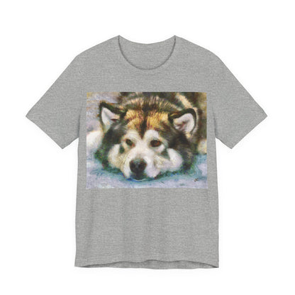 Alaskan Malamute 'Eyak; Unisex Jersey Short Sleeve Tee