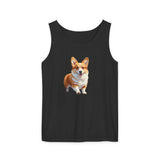 Welsh Corgi Puppy Unisex Relaxed Fit Tank Top