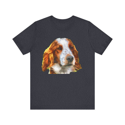 Irish Red & White Setter - Unisex Jersey Short Sleeve Tee