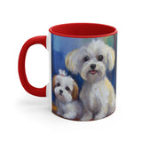 Maltese Puppies Accent Coffee Mug, 11oz
