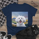 Coton de Tulear Women's Midweight Cotton Tee