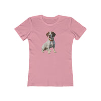 Braque du Bourbonnais Women's Slim Fit Ringspun Cotton Tee