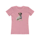 Braque du Bourbonnais Women's Slim Fit Ringspun Cotton Tee