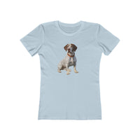 Braque du Bourbonnais Women's Slim Fit Ringspun Cotton Tee