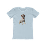 Braque du Bourbonnais Women's Slim Fit Ringspun Cotton Tee