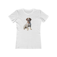 Braque du Bourbonnais Women's Slim Fit Ringspun Cotton Tee