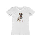 Braque du Bourbonnais Women's Slim Fit Ringspun Cotton Tee