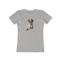 Braque du Bourbonnais Women's Slim Fit Ringspun Cotton Tee