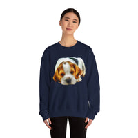 English Foxhound 'Sasha' Unisex 50/50 Crewneck Sweatshirt