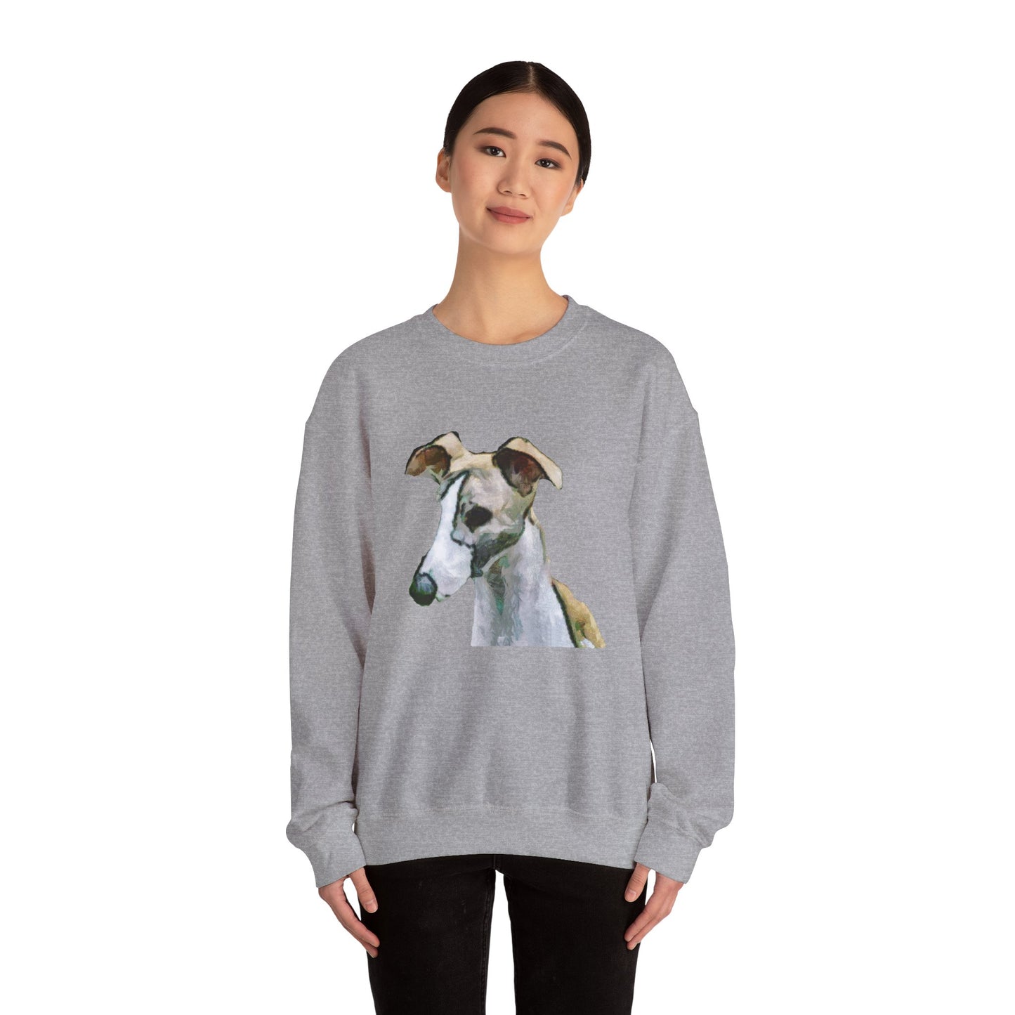 Whippet 'Simba' Unisex 50/50 Crewneck Sweatshirt