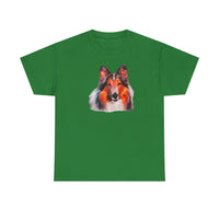 Rough Coated Collie - Unisex Heavy Cotton Tee