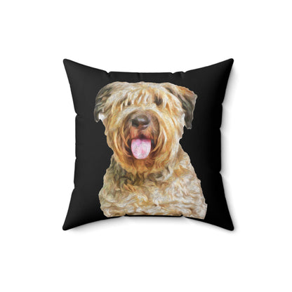Bouvier des Flandres - Spun Polyester Throw Pillow