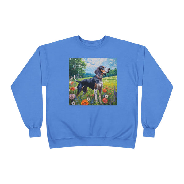 Bluetick Coonhound - Unisex fleece-lined Crewneck Sweatshirt