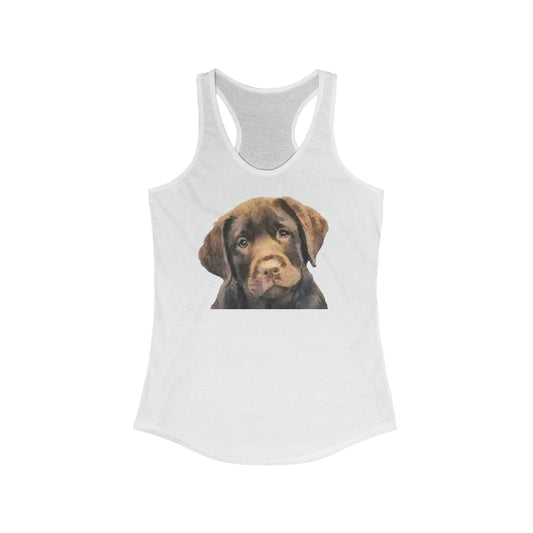 Chocolate Labrador Retriever - Women's Racerback Tank