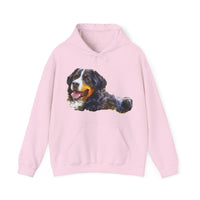 Bernese Mountain Dog Unisex 50/50 Hoodie: Your Comfy Sidekick