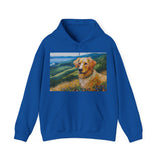 Golden Retriever Artistic Painting Unisex 50/50 Hooded Sweatshirt