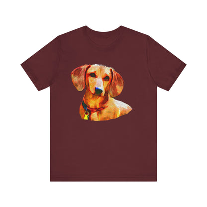 Dachshund 'Daisy' Unisex Jersey Short Sleeve Tee