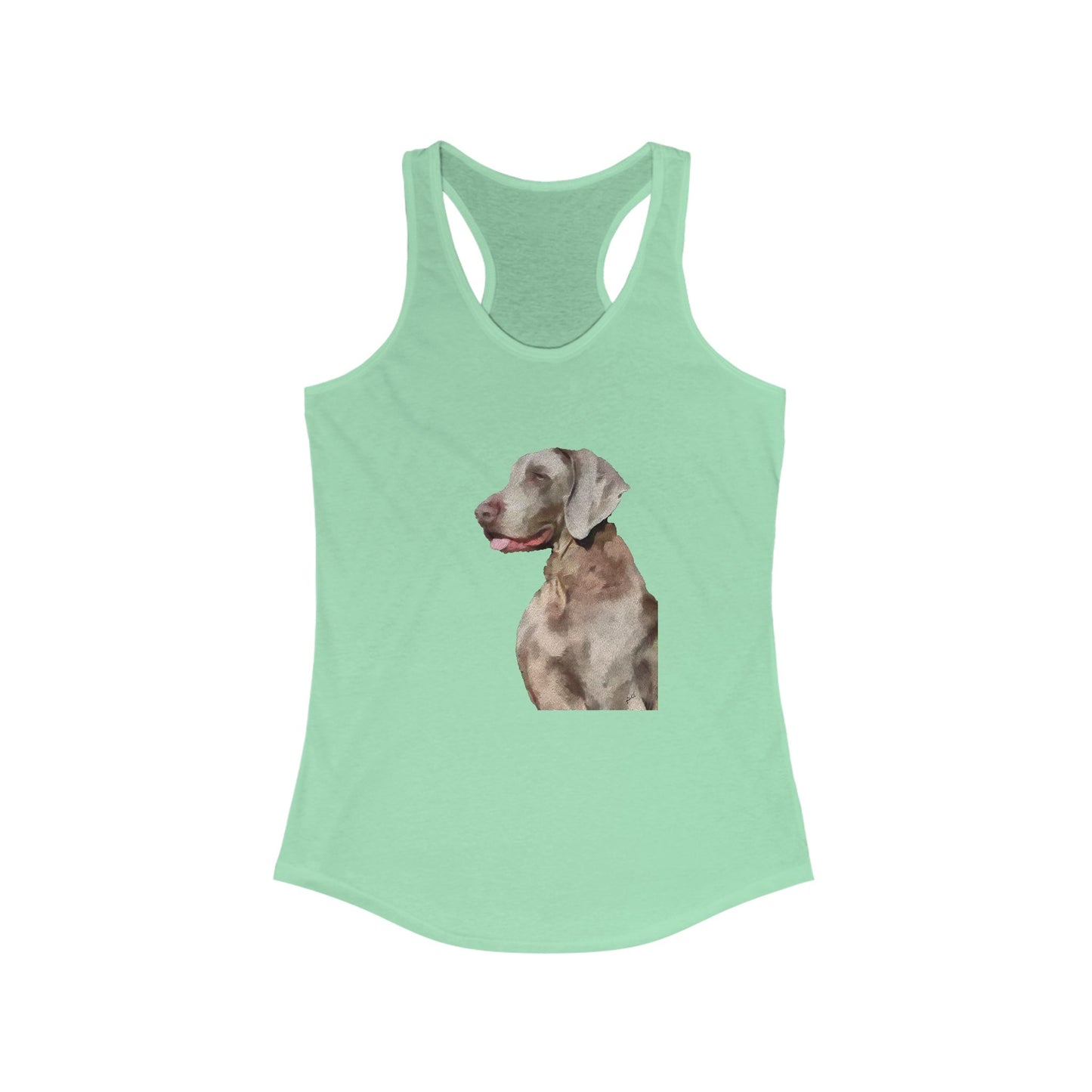 Weimaraner 'Rocky' Women's Racerback Tank