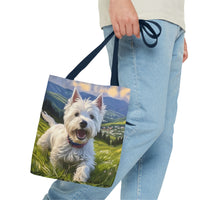 Westie #2 - West Highland Terrier - Polyester Tote Bag (AOP)