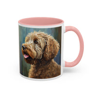 Labradoodle  =- Ceramic Accent Mug - 2 Sizes