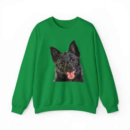 Schipperke Unisex 50/50  Crewneck Sweatshirt