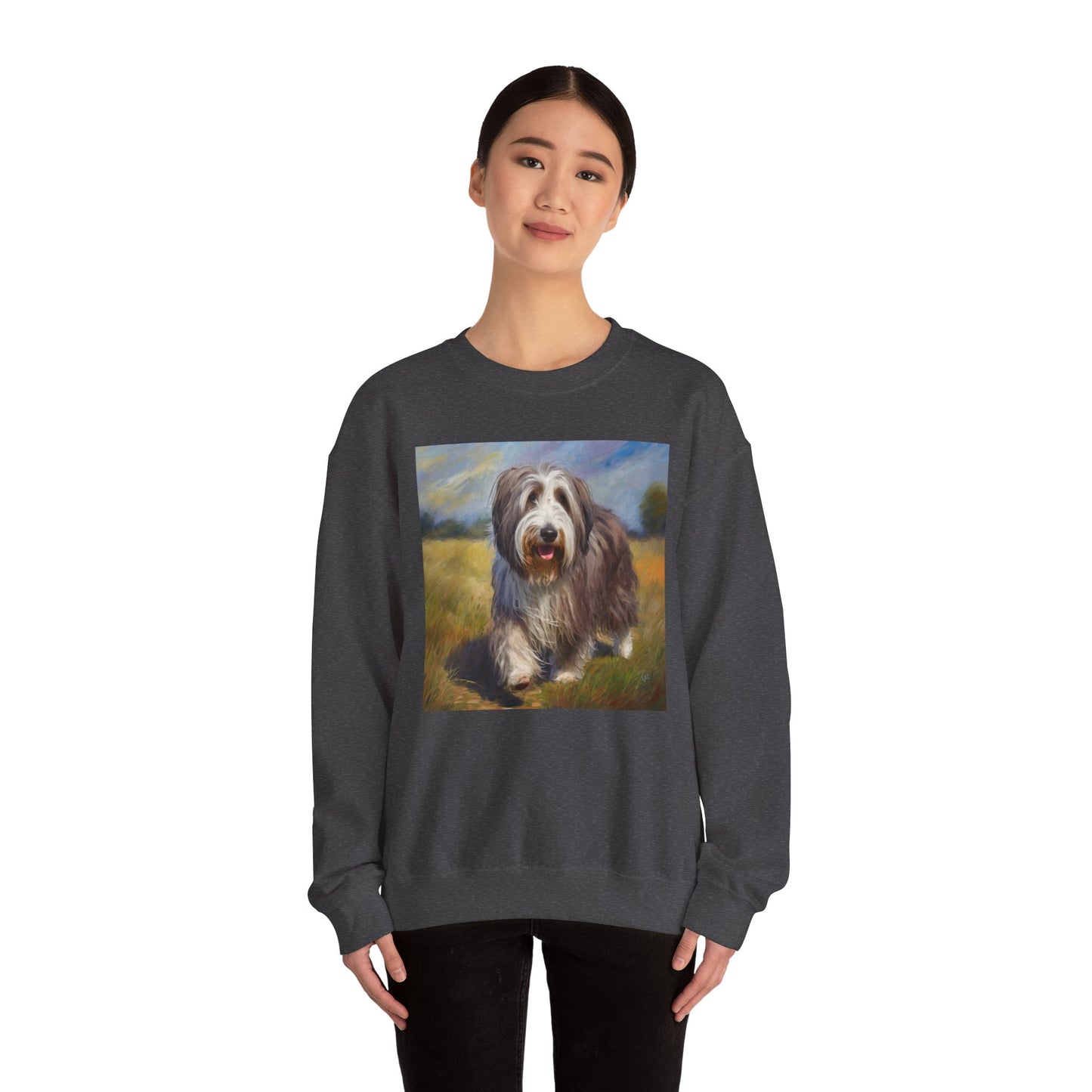 Bearded Collie Charm Crewneck Sweatshirt