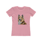 Icelandic Sheepdog Women's Slim Fit Ringspun Cotton Tee