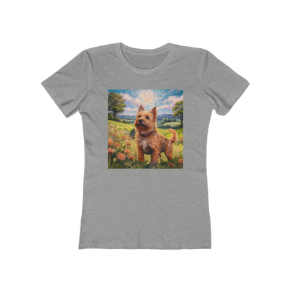 Norwich Terrier Women's Slim Fit Ringspun Cotton T-Shirt