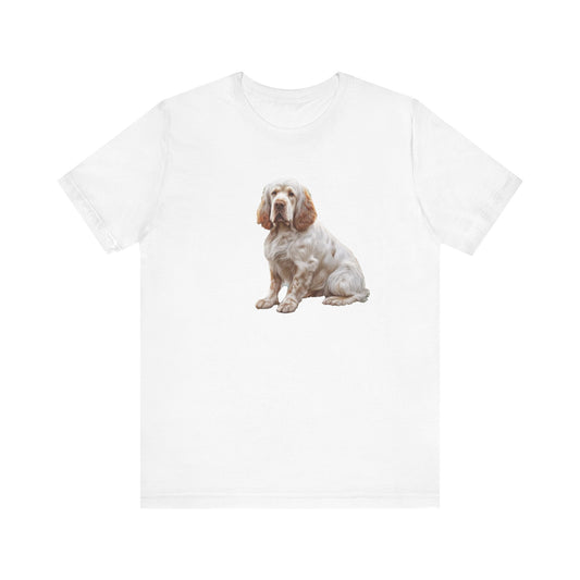 Clumber Spaniel Unisex Jersey Short Sleeve Tee
