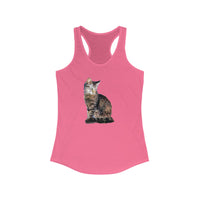 Cat 'Teris of Tinos' Women's Racerback Tank